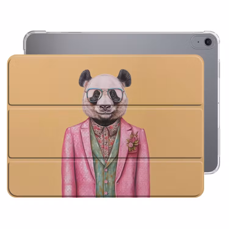 iPad hoes - Panda - Pak - Zonnebril - Blauw — 1