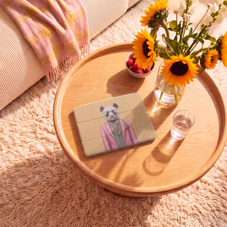 iPad hoes - Panda - Pak - Zonnebril - Blauw — 2