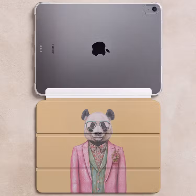 iPad hoes - Panda - Pak - Zonnebril - Blauw — 6