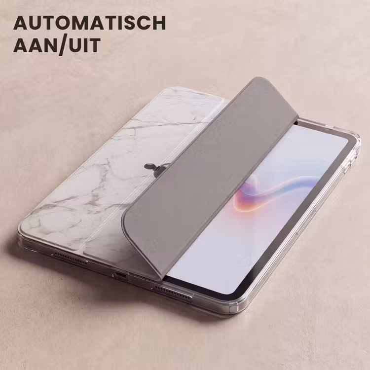 iPad hoes - Schaakstuk - Loper - Zwart - Marmer — 5