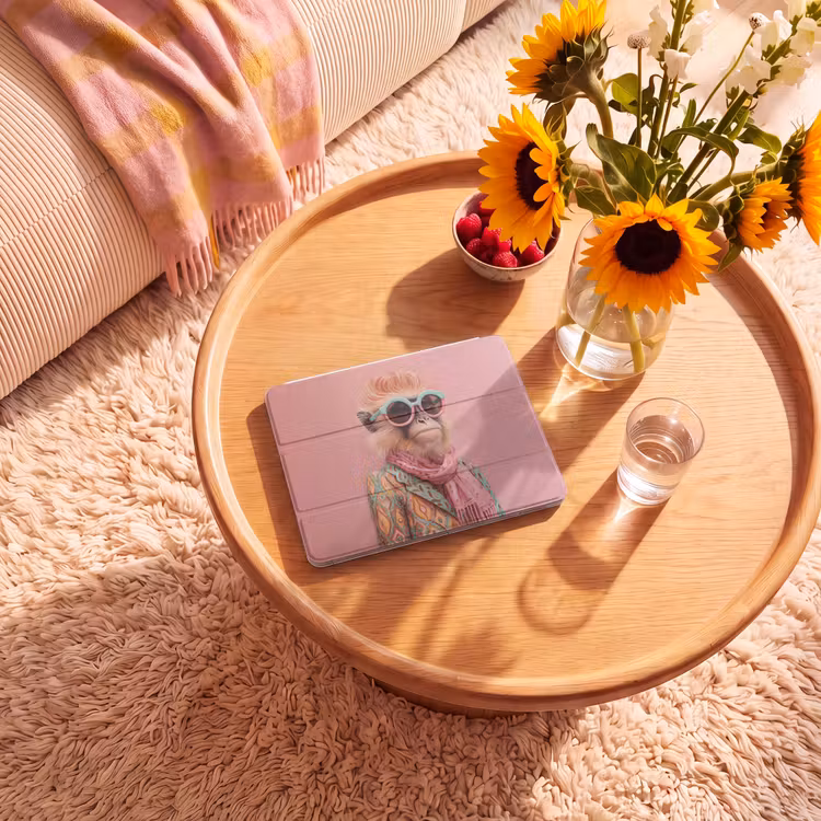 iPad hoes - Sjaal - Aap - Zonnebril - Jasje — 2