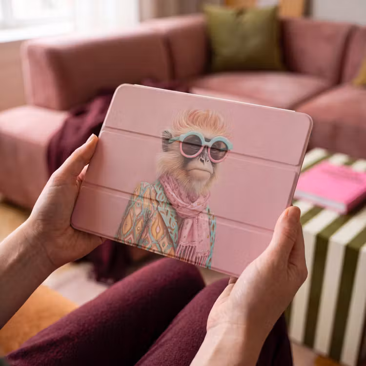 iPad hoes - Sjaal - Aap - Zonnebril - Jasje — 4