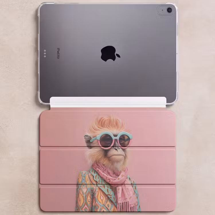 iPad hoes - Sjaal - Aap - Zonnebril - Jasje — 6