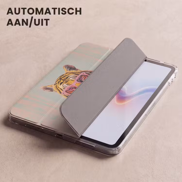 iPad hoes - Tijger - Strik - Jasje - Roze — 5