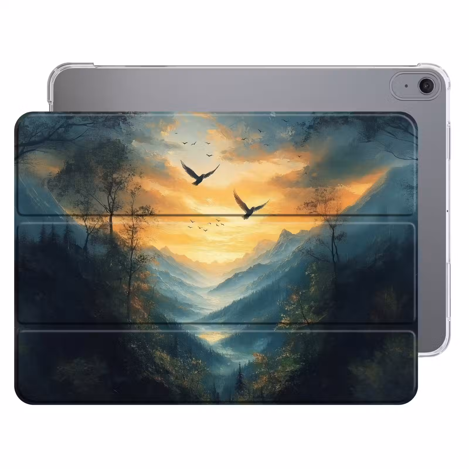 iPad hoes - Vogels - Zon - Bomen - Groen — 1