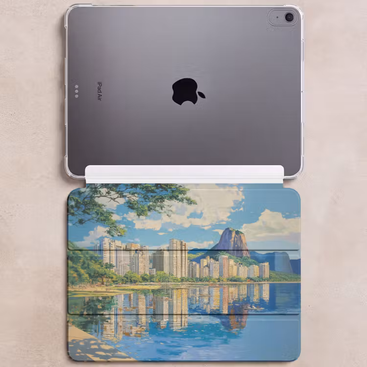 iPad hoes - Berg - Skyline - Strand - Water — 6
