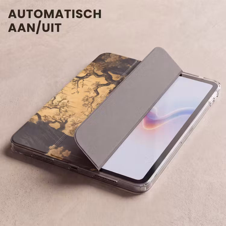 iPad hoes - Bloemen - Takken - Goud - Sierlijk — 5