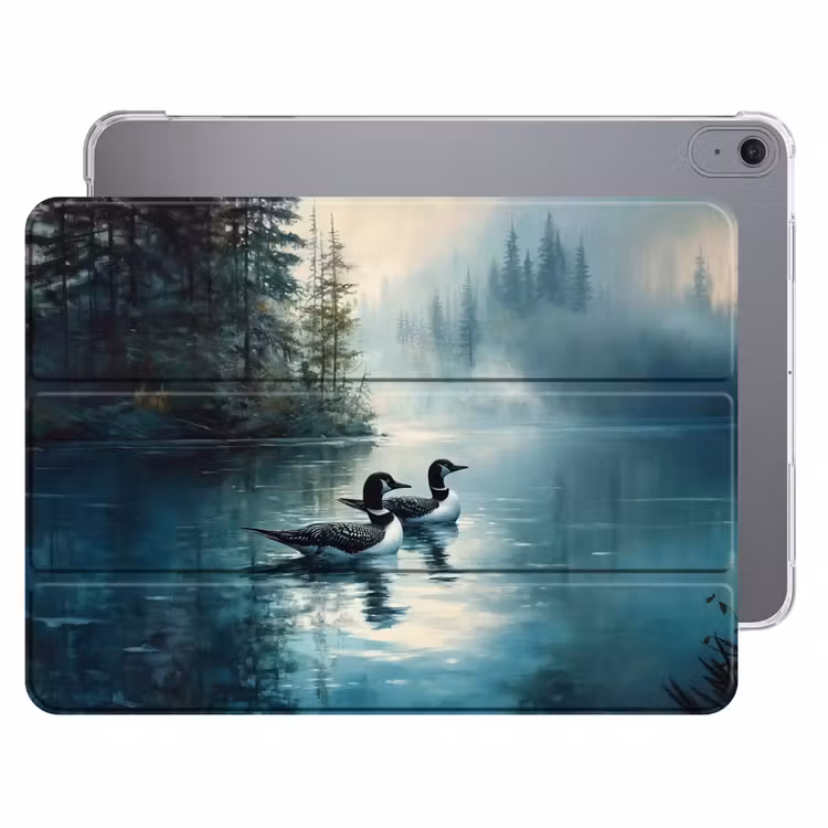 iPad hoes - Bos - Water - Eenden - Mistig — 1