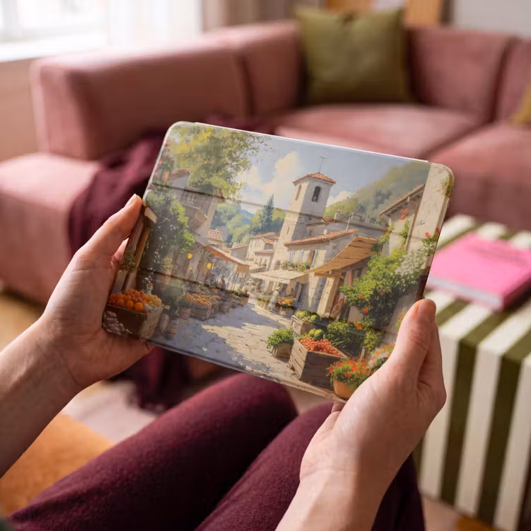 iPad hoes - Dorp - Zon - Kraampjes - Huizen — 4
