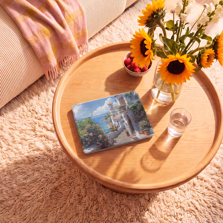 iPad hoes - Huizen - Zee - Bomen - Bloemen — 2