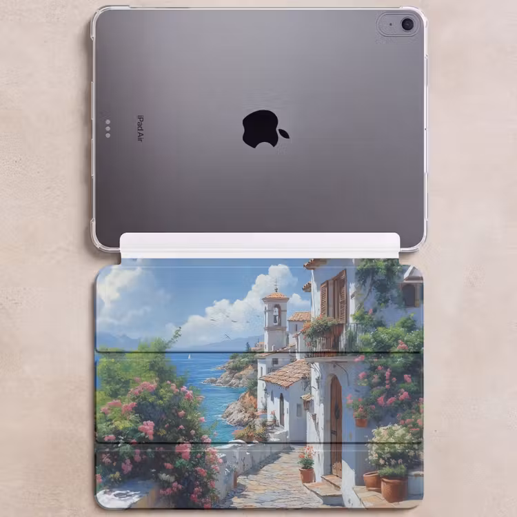 iPad hoes - Huizen - Zee - Bomen - Bloemen — 6