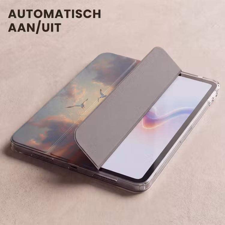 iPad hoes - Meeuwen - Zonsondergang - Zee - Wolken — 5