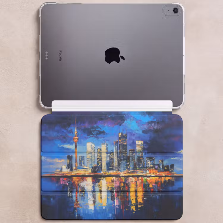 iPad hoes - Skyline Toronto - Modern - Stadslicht - Blauw — 6