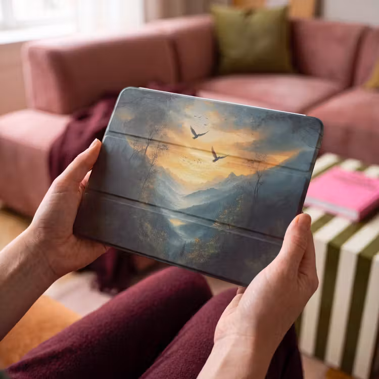 iPad hoes - Vogels - Zon - Bomen - Groen — 4