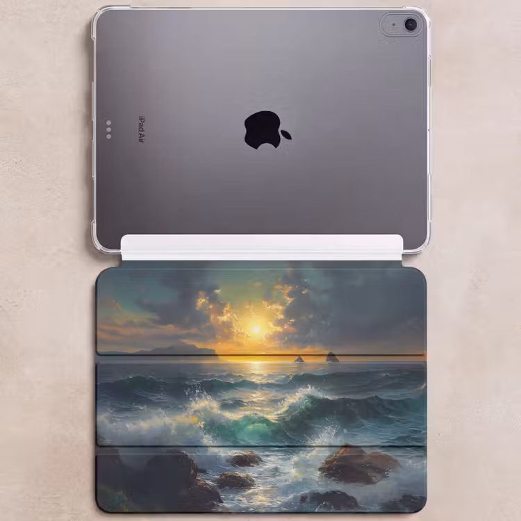 iPad hoes - Zee - Zon - Golven - Rotsen — 6