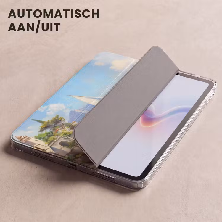 iPad hoes - Zeilboot - Rotsen - Kust - Huizen — 5