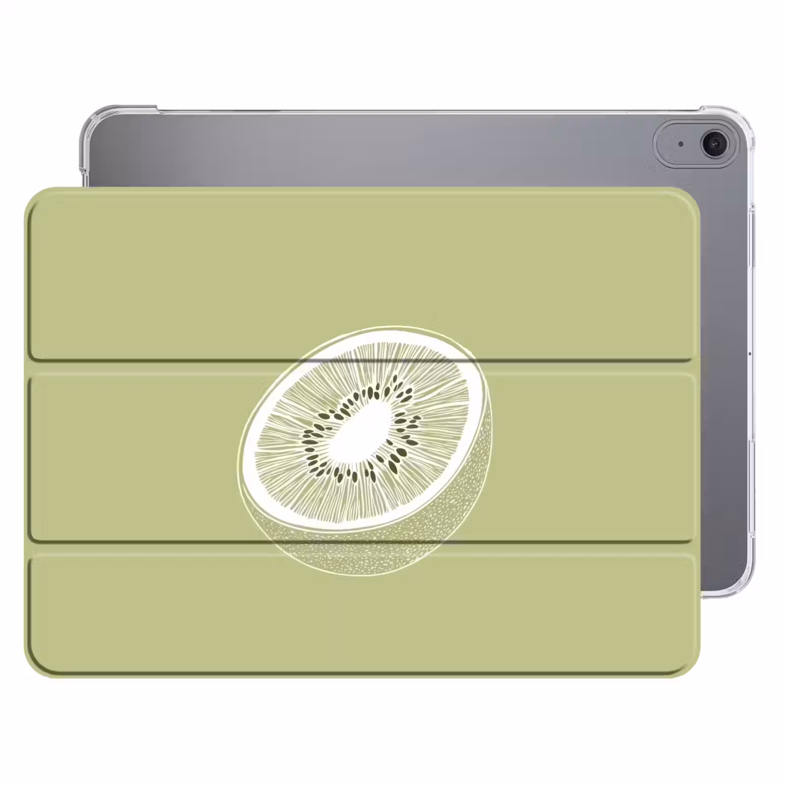 iPad hoes - Kiwi - Lijntekening - Minimalistisch - Groen — 1