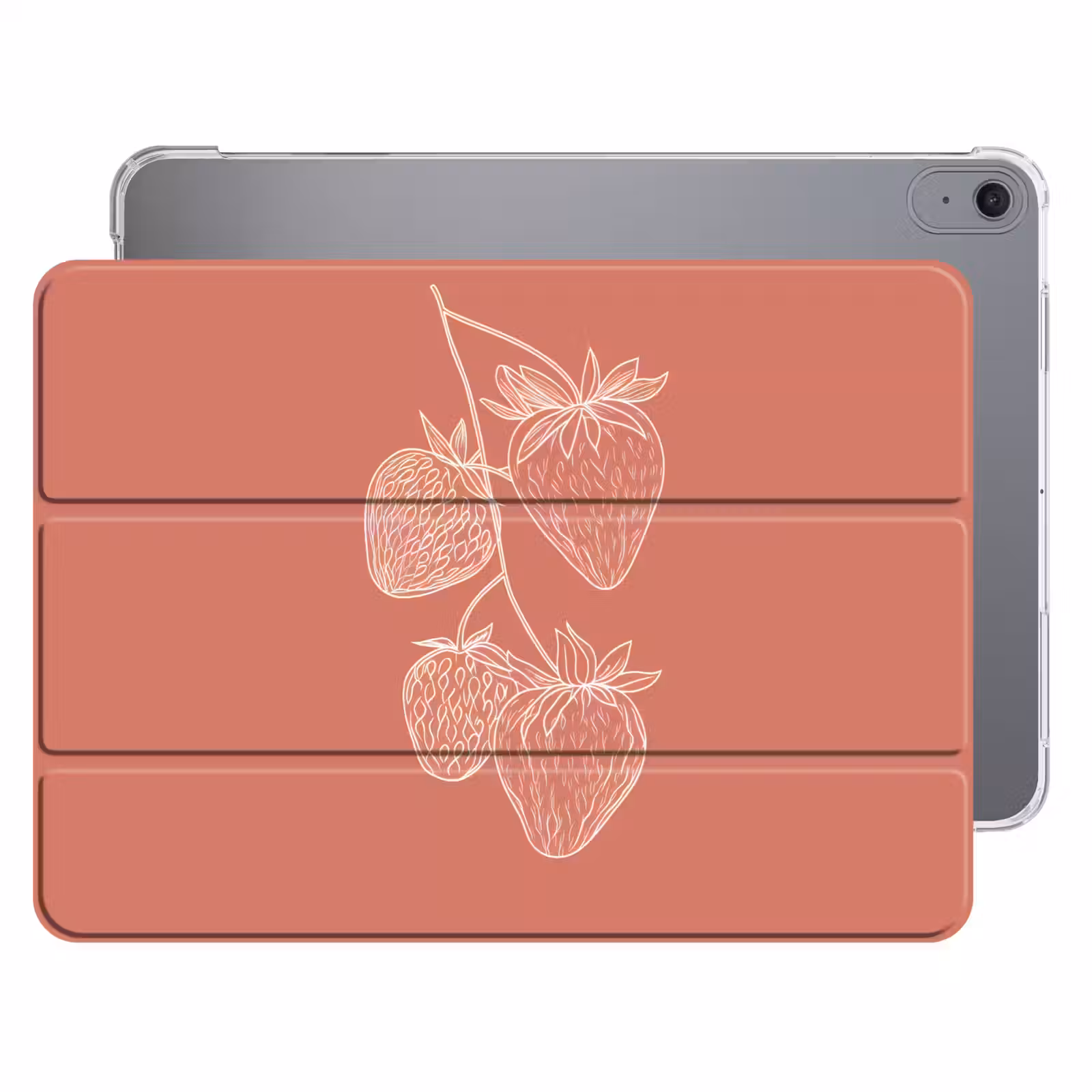 iPad hoes - Minimalistisch - Illustratie - Aardbei - Tak — 1