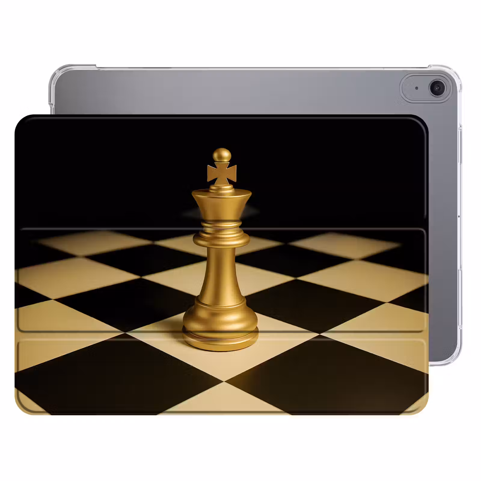 iPad hoes - Schaakstuk - Koning - Schaakbord - Geblokt — 1