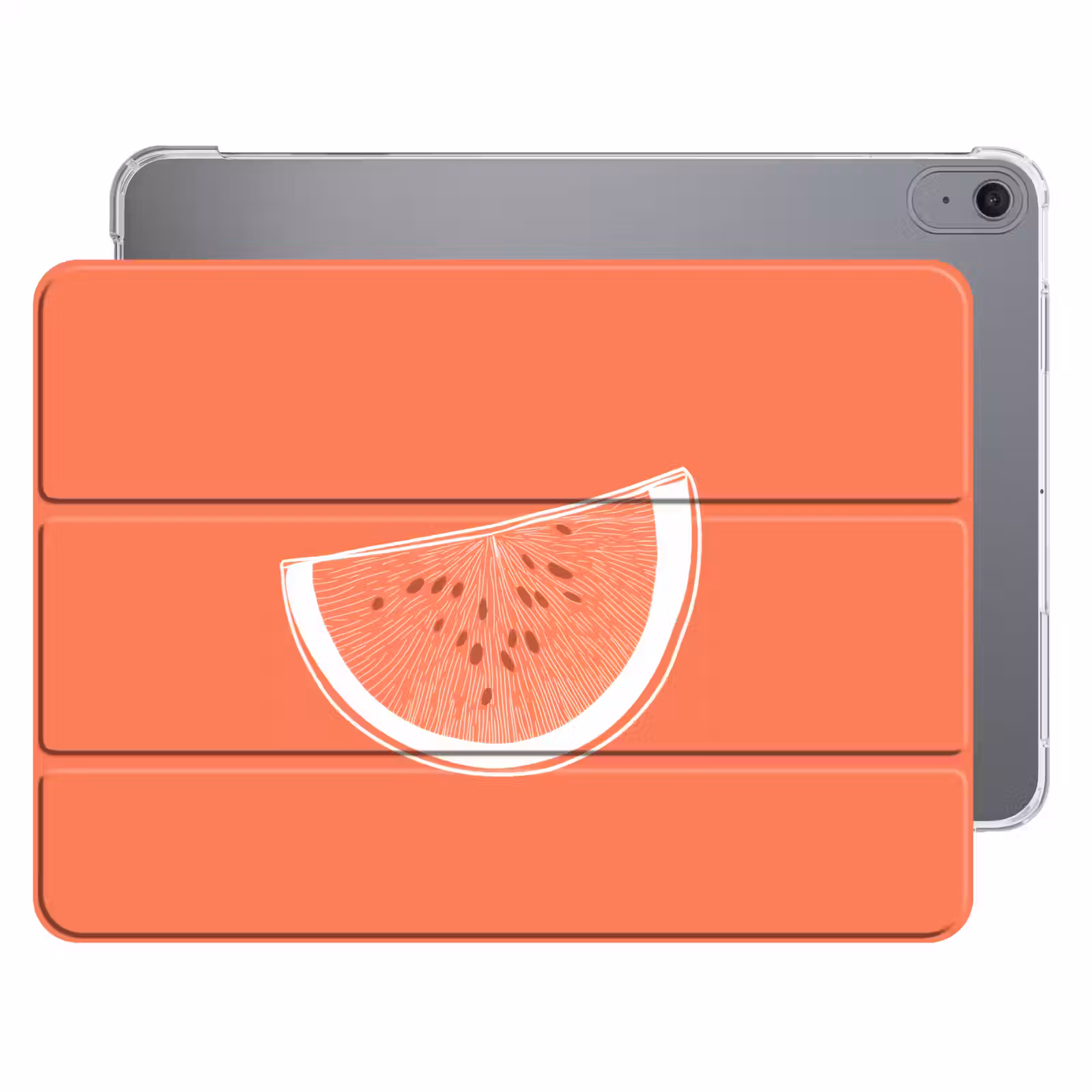 iPad hoes - Watermeloen - Lijnen - Koraalrood — 1