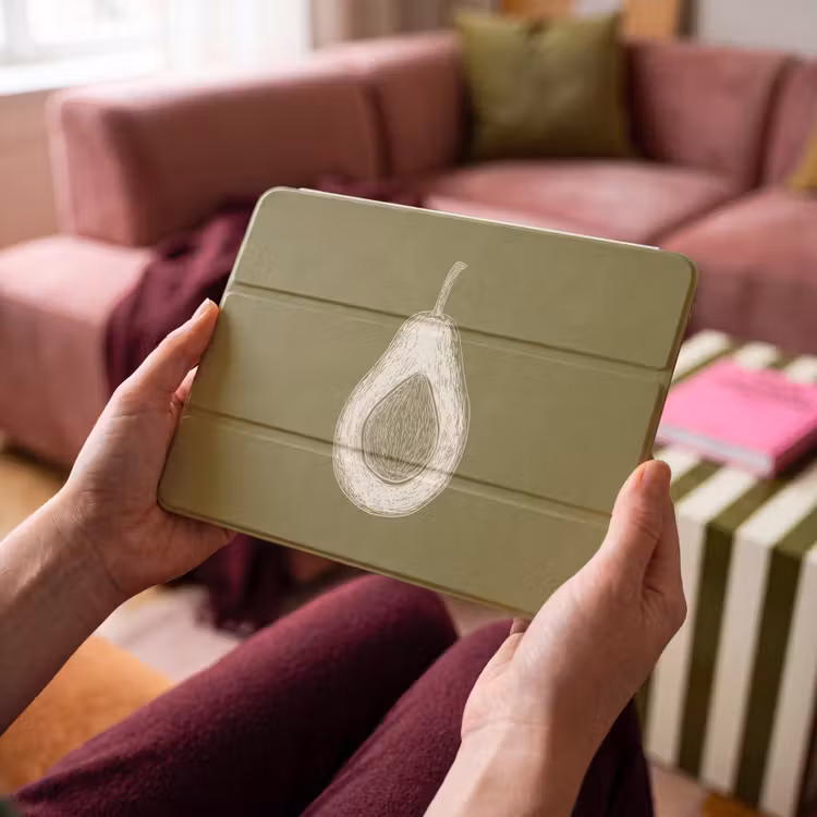 iPad hoes - Avocado - Minimalistisch - Illustratie - Groen — 4