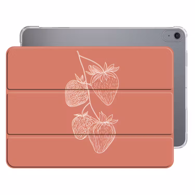 iPad hoes - Minimalistisch - Illustratie - Aardbei - Tak — 1