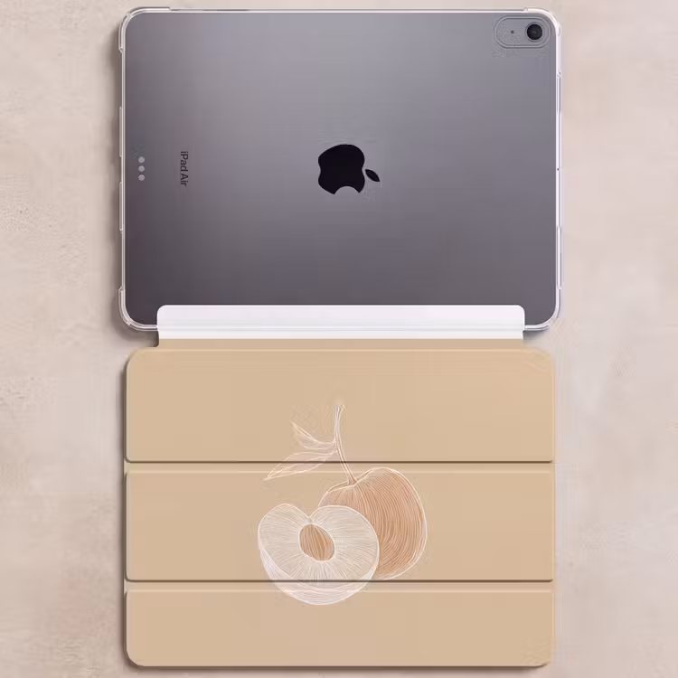 iPad hoes - Perzik - Lijntekening - Pit - Beige — 6