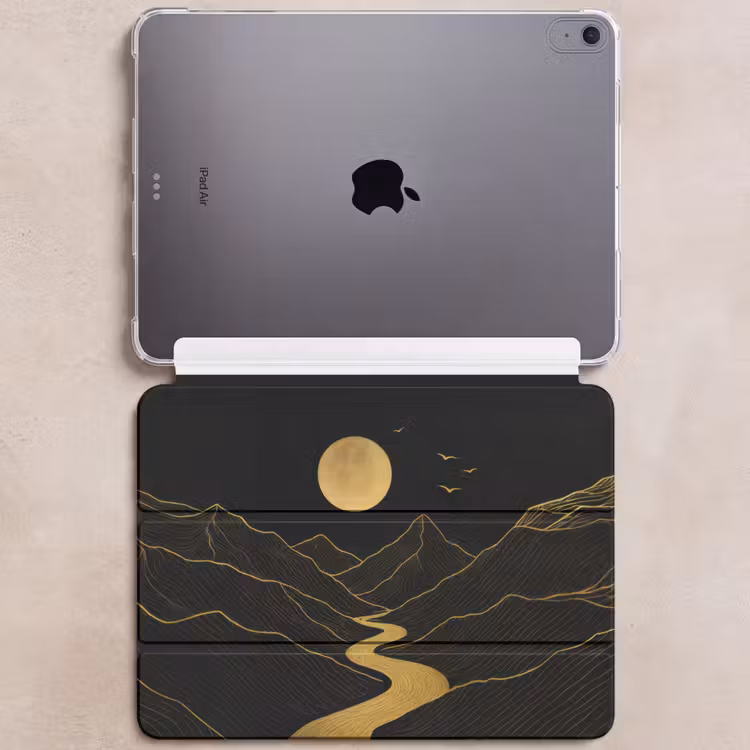iPad hoes - Rivier - Goud - Maan - Vogels — 6