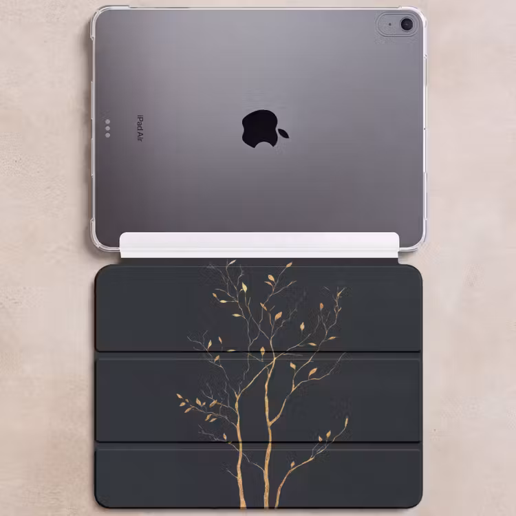 iPad hoes - Takken - Blaadjes - Zwart — 6