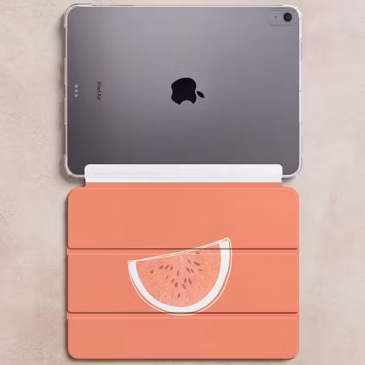 iPad hoes - Watermeloen - Lijnen - Koraalrood — 6