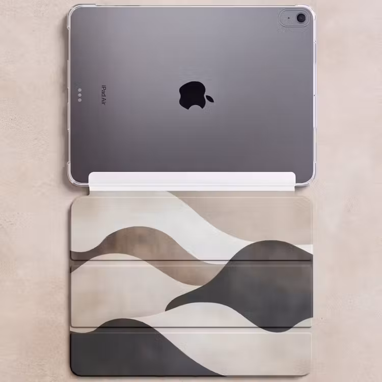 iPad hoes - Golven - Abstract - Beige — 6