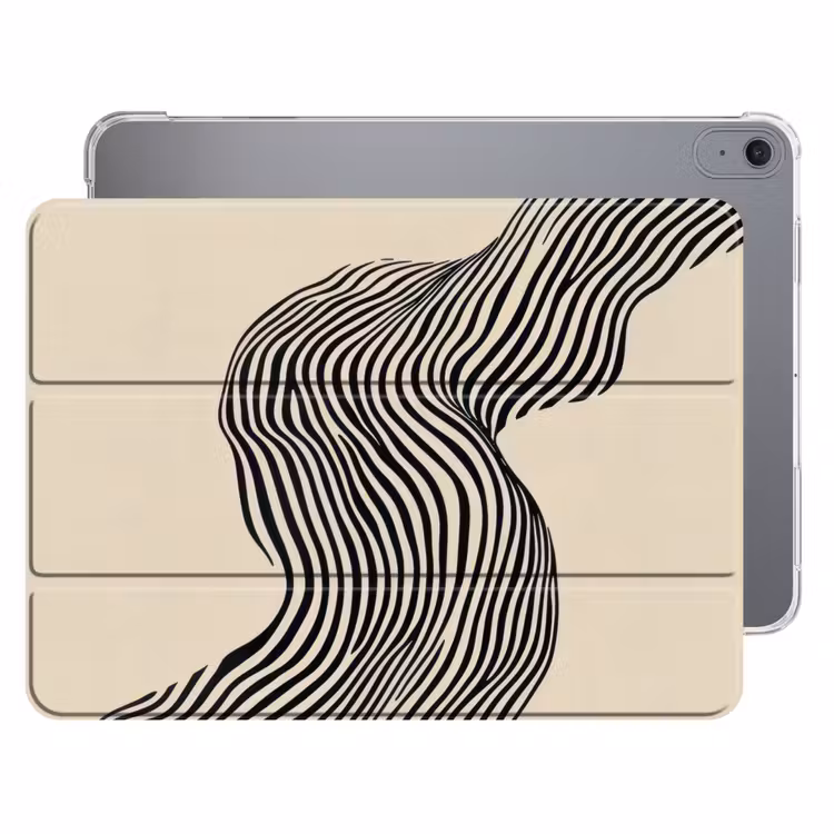 iPad hoes - Golvend - Lijnen - Abstract - Silhouet — 1
