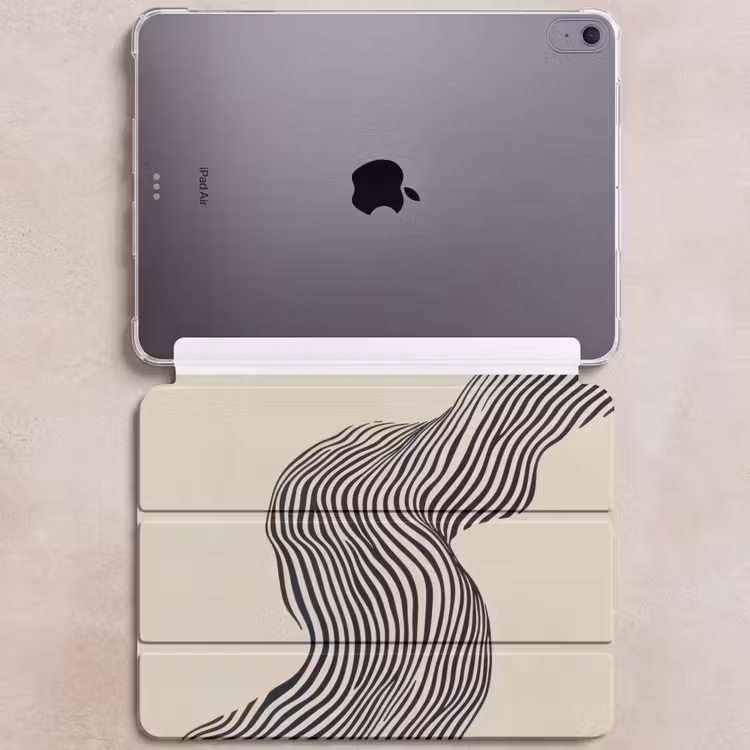 iPad hoes - Golvend - Lijnen - Abstract - Silhouet — 6