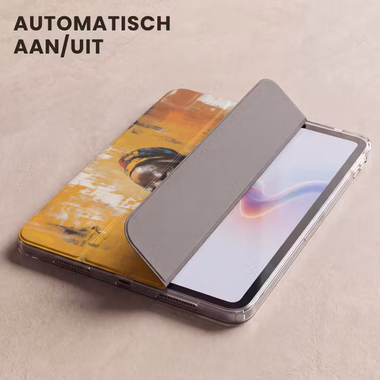 iPad hoes - Vrouw - Ogen - Penseelstreken - Geel — 5