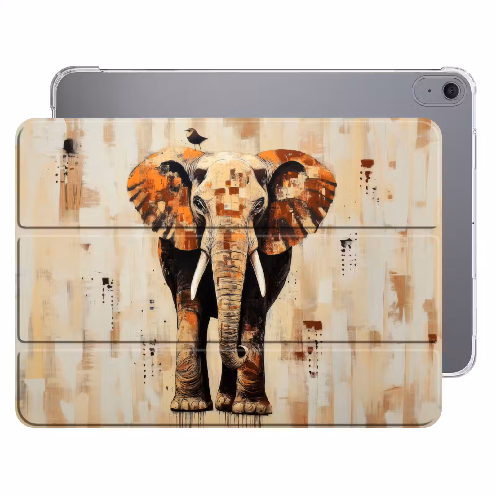 iPad hoes - Olifant - Slurf - Mozaïek - Abstract — 1