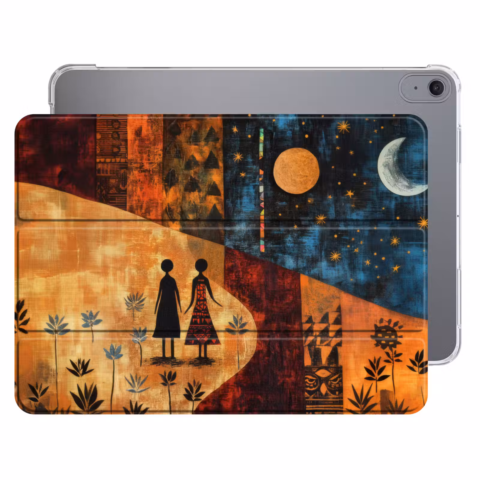 iPad hoes - Silhouetten - Abstract - Zon - Maan — 1