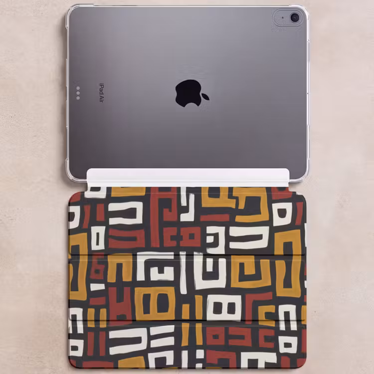 iPad hoes - Abstract - Patroon - Rood — 6