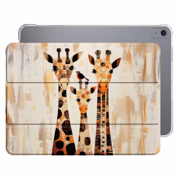 iPad hoes - Giraffen - Cartoon - Crème — 1