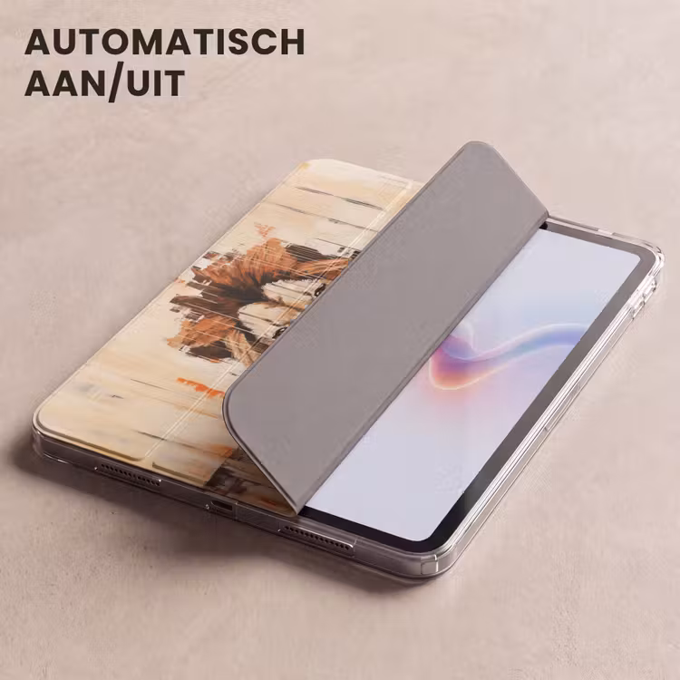 iPad hoes - Leeuwenkop - Lijnen - Crème — 5