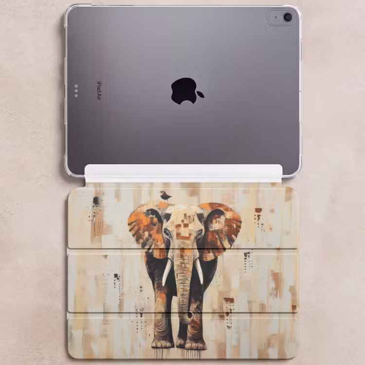 iPad hoes - Olifant - Slurf - Mozaïek - Abstract — 6