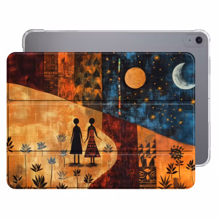 iPad hoes - Silhouetten - Abstract - Zon - Maan — 1