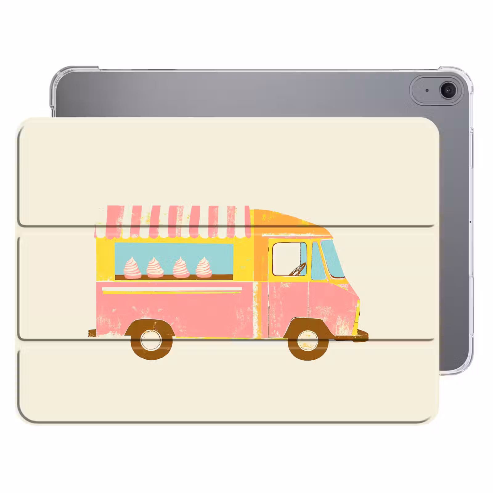iPad hoes - Ijskar - Retro - Softijsjes - Roze — 1