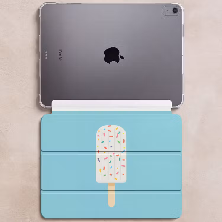 iPad hoes - Ijsje - Stokje - Sprinkles - Lichtblauw — 6