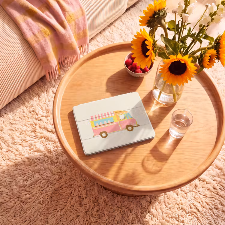 iPad hoes - Ijskar - Retro - Softijsjes - Roze — 2