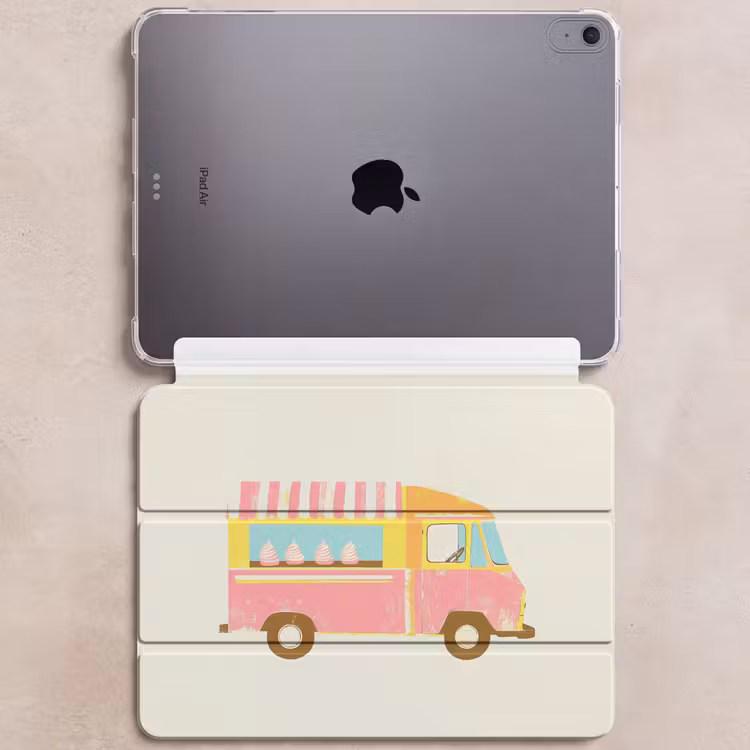 iPad hoes - Ijskar - Retro - Softijsjes - Roze — 6