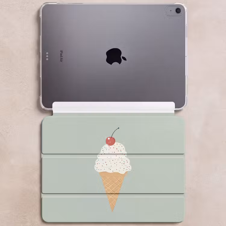 iPad hoes - Illustratie - Ijsje - Spikkels - Kers — 6