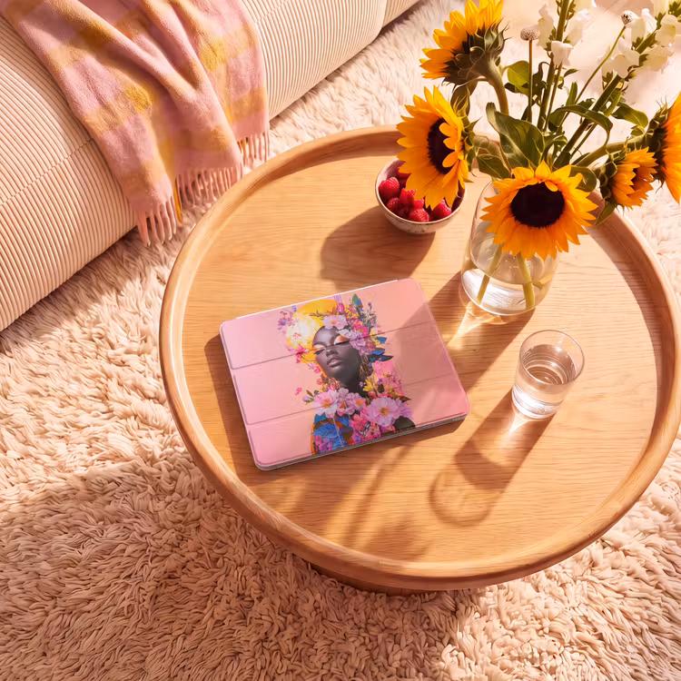 iPad hoes - Kleurrijk - Bloemen - Vrouw - Zon — 2