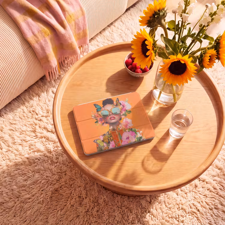 iPad hoes - Vlinders - Vrouw - Zonnebril - Kleurrijk — 2