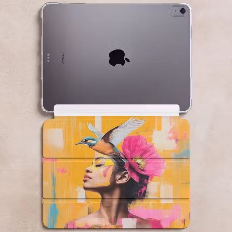 iPad hoes - Vogel - Vrouw - Abstract - Bloem — 6