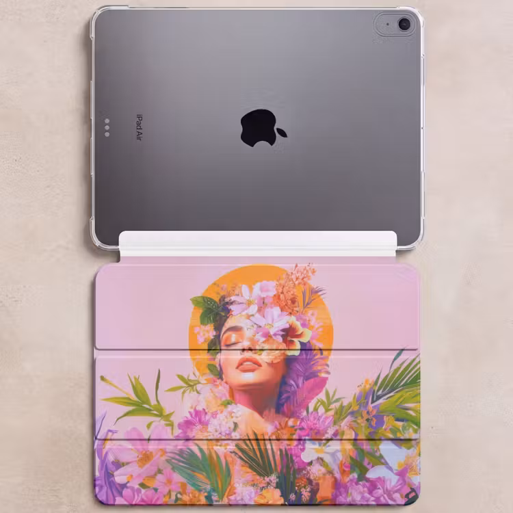 iPad hoes - Vrouw - Abstract - Cirkel - Bloemen — 6